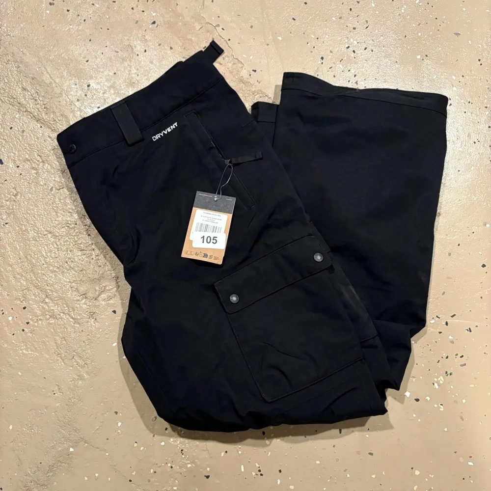 The North Face | NEW! Slashback Cargo Shell Snow Pants - Black ; Mens XL